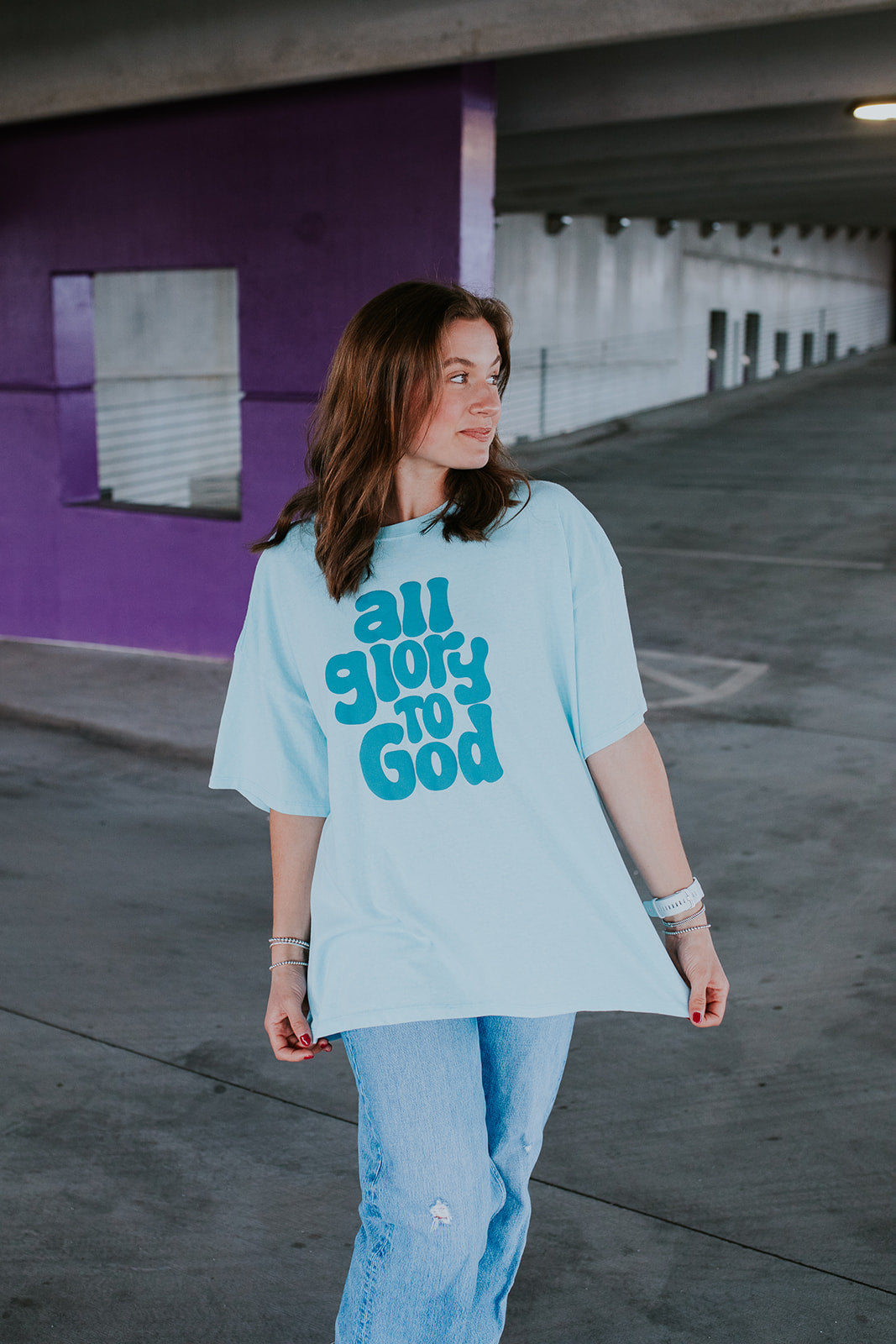 All Glory to God Boxy Tee