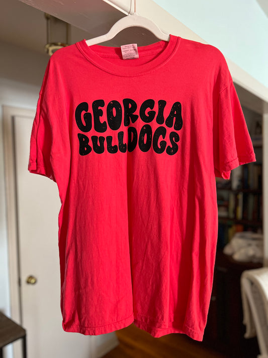 Georgia Bulldogs Red Tee